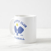 Pickleball Club Team Player Custom Pickler Gift Koffiemok (Voorkant links)