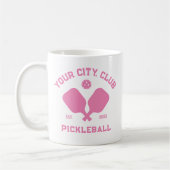 Pickleball Club Team Player Custom Pickler Gift Koffiemok (Links)