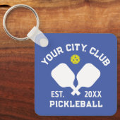 Pickleball Club Team Player Custom Pickler Gift Sleutelhanger (Voorkant)