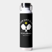 Pickleball Club Team Player Custom Pickler Gift Waterfles (Voorkant)