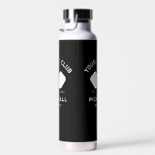 Pickleball Club Team Player Custom Pickler Gift Waterfles (Rechts)