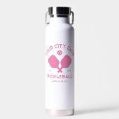 Pickleball Club Team Player Custom Pickler Gift Waterfles (Voorkant)