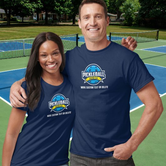 Pickleball Club Team Player Tournament Custom T-shirt