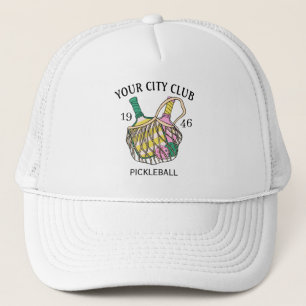 Pickleball Club Teamspeler Aangepast Pickle Cadeau Trucker Pet