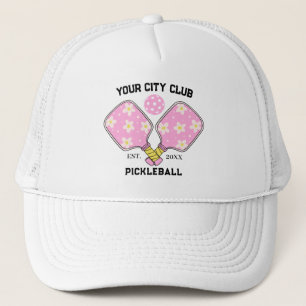 Pickleball Club Teamspeler Aangepaste Pickle Cadea Trucker Pet