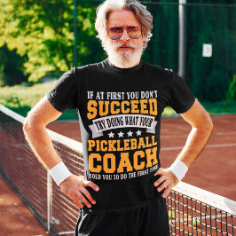 Pickleball Coach Funny Gezegde Pickle Sport T-shirt