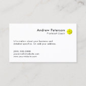 Pickleball Coach Green Court Visitekaartje (Voorkant)