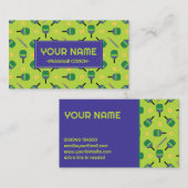 Pickleball Coach - Ik hou van verse groene pickleb Visitekaartje (Voorkant / Achterkant)