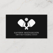 Pickleball Coach Instructor Pro Simple Modern Visitekaartje (Voorkant)