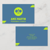 Pickleball Coach pickleball paddle Visitekaartje (Voorkant / Achterkant)