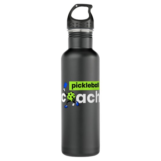 Pickleball Coach-speler Waterfles (Voorkant)