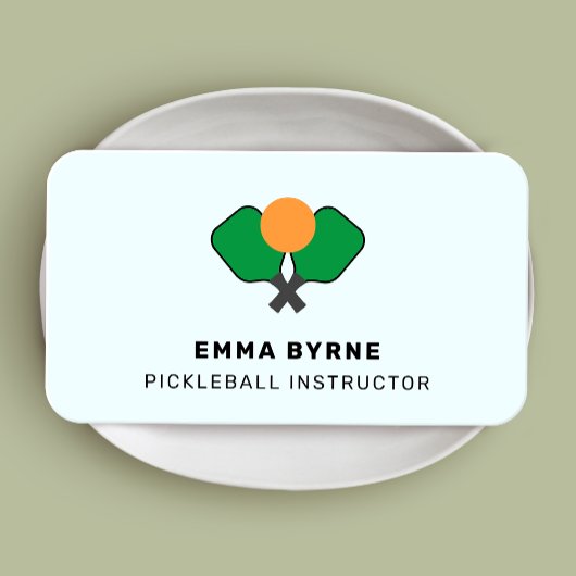 Pickleball Coach Square Visitekaartje