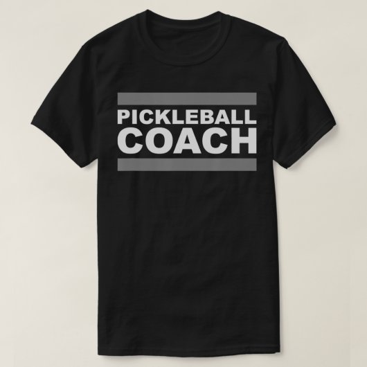 Pickleball Coach T-shirt (Design voorkant)