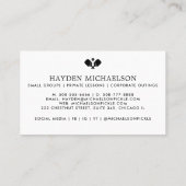 Pickleball Coach Teaching Pro - Uw Logo toevoegen Visitekaartje (Achterkant)