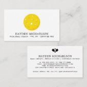 Pickleball Coach Teaching Pro - Uw Logo toevoegen Visitekaartje (Voorkant / Achterkant)