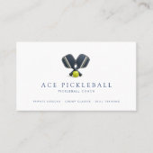 Pickleball Coach Visitekaartje (Voorkant)