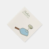 pickleball cocktail servetje servet (Hoek)