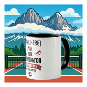 Pickleball Coffee Mug With The Intimidator Design Mok