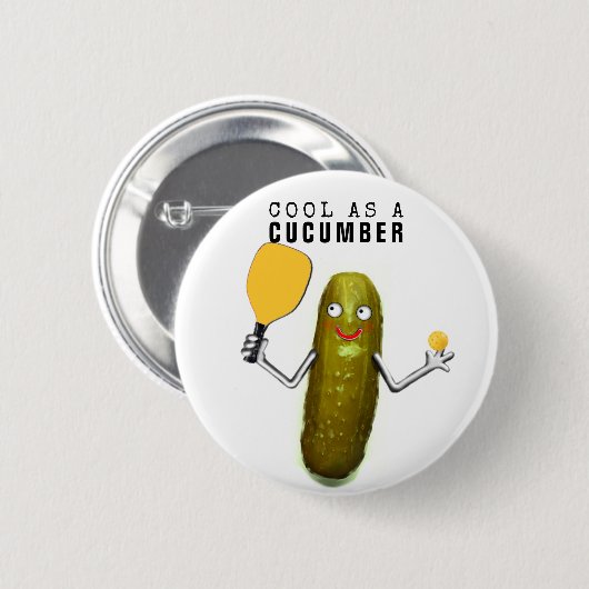 pickleball collecteerbaar ronde button 5,7 cm (Voorkant /achterkant)