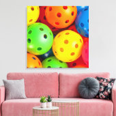 Pickleball Colorful Canvas Afdruk (Insitu (Woonkamer))