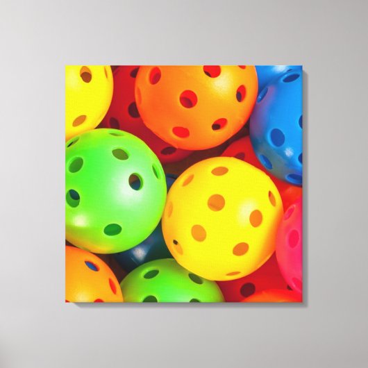 Pickleball Colorful Canvas Afdruk (Voorkant)