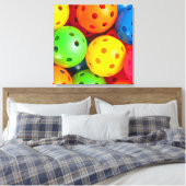 Pickleball Colorful Canvas Afdruk (Insitu (Slaapkamer))