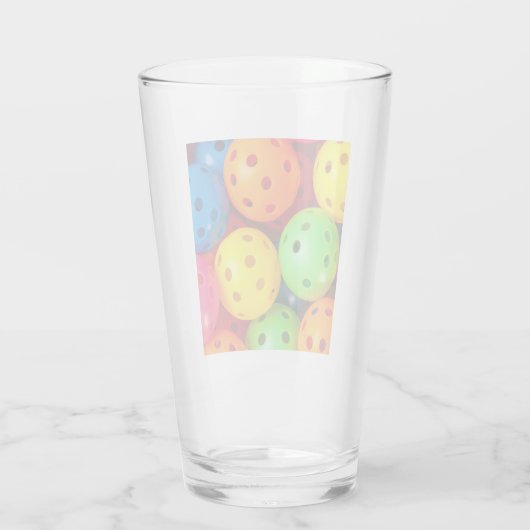 Pickleball Colorful Glas (Achterkant)
