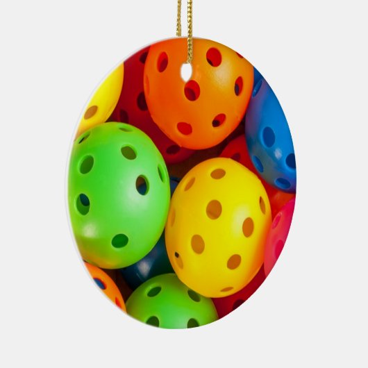 Pickleball Colorful Keramisch Ornament (Rechts)