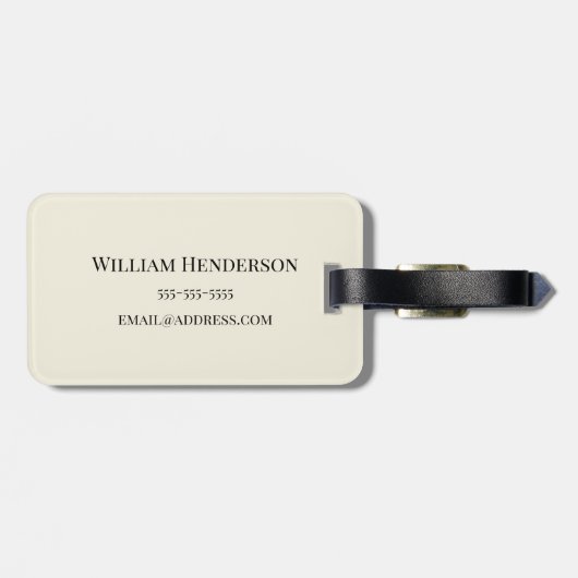 Pickleball! Colorful Monogram Initiaal Patroon Bagagelabel (Achterkant horizontaal)