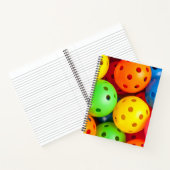 Pickleball Colorful Notitieboek (Binnen)