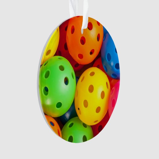 Pickleball Colorful Ornament (voorkant)