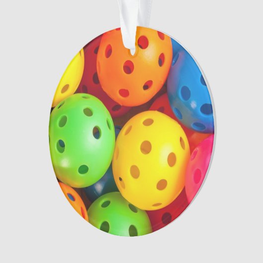 Pickleball Colorful Ornament (voorkant)
