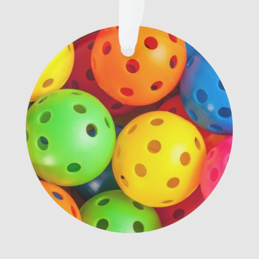 Pickleball Colorful Ornament (voorkant)