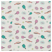 Pickleball! Colorful Pattern Stof (Close Up)
