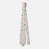 Pickleball! Colorful Pattern Stropdas (Voorkant)