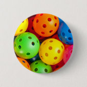 Pickleball Colorful Ronde Button 5,7 Cm (Voorkant)