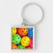 Pickleball Colorful Sleutelhanger (Voorkant)