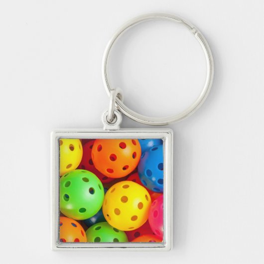 Pickleball Colorful Sleutelhanger (Voorkant)
