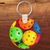 Pickleball Colorful Sleutelhanger (Voorkant)