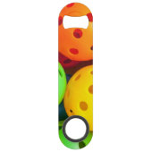 Pickleball Colorful Speed Flessenopener (Achterkant)