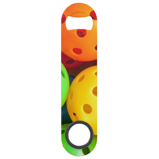 Pickleball Colorful Speed Flessenopener (Voorkant)