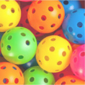 Pickleball Colorful Sticker (Voorkant)