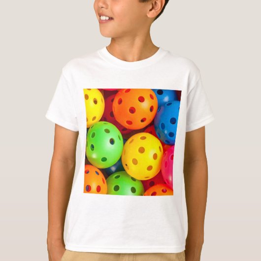 Pickleball Colorful T-shirt (Voorkant)