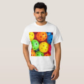 Pickleball Colorful T-shirt (Voorkant volledig)