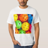 Pickleball Colorful T-shirt (Voorkant)