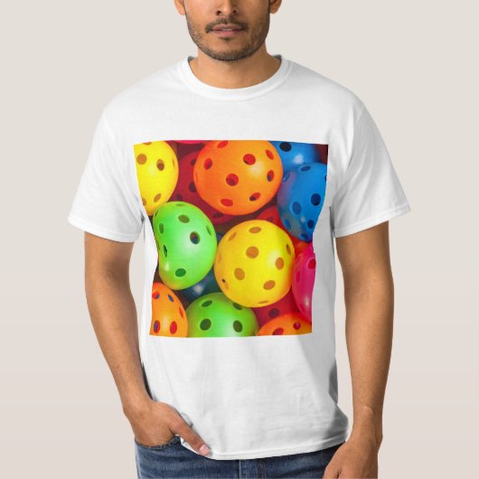 Pickleball Colorful T-shirt (Voorkant)