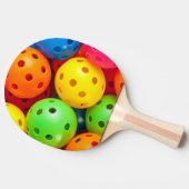 Pickleball Colorful Tafeltennisbatje (Zijkant)
