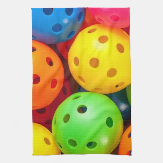 Pickleball Colorful Theedoek (Verticaal)