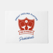 Pickleball cool ontwerp om te draag deurmat (Voorkant)