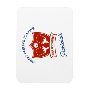 Pickleball cool ontwerp om te draag magneet